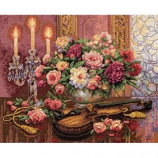 "Романтический букет//Romantic Floral" DIMENSIONS Gold Collection